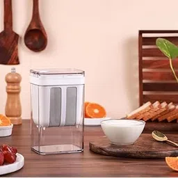 TRRENDYTOWNN Greek Yogurt & Curd Maker - 1100ml Fine Mesh Strainer with Lid | Multifunctional Yoghurt Filter | Curd Maker for Home | Whey Separator | Perfect for Homemade Yogurt, Curd, Cheese & More-picture-20