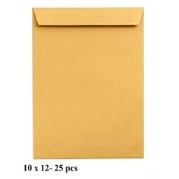 true-ally Laminated Yellow Paper A4 Size Envelope, Poly Laminated inside,10 x 12 inch (25 pcs) Envelopes-picture-22