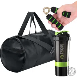 true indian Gym Duffel Bag & Gym Shaker Bottle and Mini Griper For Mens and Womens. Fitness Accessory Kit Kit-picture-14
