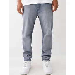 True Religion Men Slim Fit Mid-Rise Low Distress Light Fade Jeans-picture-17