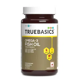 TrueBasics Fish Oil with 1150mg Omega-3 525mg EPA 375mg DHA,  30 capsules -picture-12