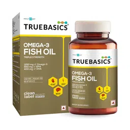 TrueBasics Fish Oil with 1250mg Omega-3 560mg EPA 400mg DHA OP, 90 capsules-picture-18