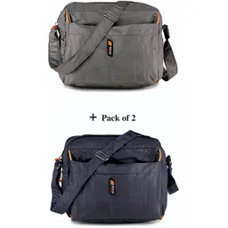 truechoice Grey, Blue Men & Women Sling Bag Unisex Messenger: Water-Resistant, Durable, Adjustable Strap-picture-17