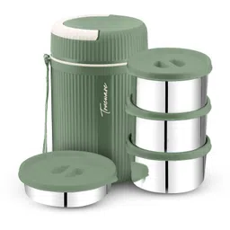 trueware GRUB 4 Insulated Hot Lunch Box With 3 SS Container 300ML & 1 SS Container 200ML 4 Containers Lunch Box-picture-16