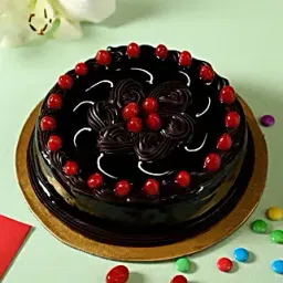 Truffle Cherry Cake Half Kg-picture-24