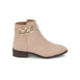 Truffle Collection Women Beige Boot image 2