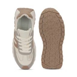 Truffle Collection Women Beige Sneaker image 4