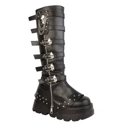 Truffle Collection Women Textured Boots-picture-33