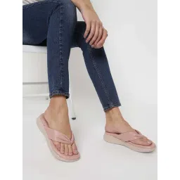 Truffle Collection Women's Beige Thong Wedges-picture-28