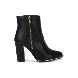 Truffle Collection Women's Black Booties-picture-25
