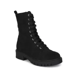 Truffle Collection Women's Black Casual Booties-picture-24