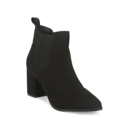 Truffle Collection Women's Jet Black Casual Booties-picture-41