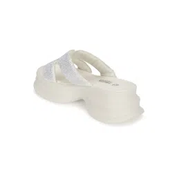 Truffle Collection Women's Off White Casual Sandals image 5