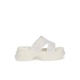 Truffle Collection Women's Off White Casual Sandals image 3