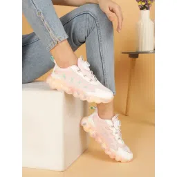 Truffle Collection Women's Pink Casual Sneakers-picture-31