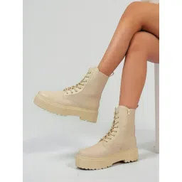 Truffle Collection Women's White Ankle Boots-picture-32