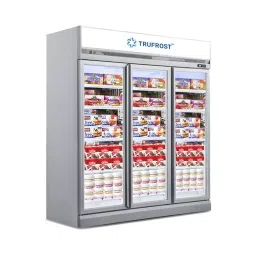 Trufrost 1800 L Electric Three Door No-Frost Visi Cooler VC 1800 Premia White-picture-14