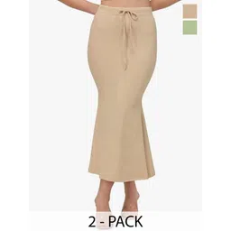 Trulymart Pack Of 2 Mermaid Fit High-Rise Saree Shapewear-picture-21