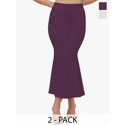 Trulymart Pack Of 2 Mermaid Fit High Rise Saree Shapewears-picture-19