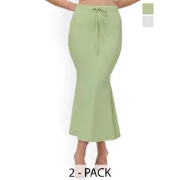 Trulymart Pack Of 2 Mermaid Fit High Rise Saree Shapewears-picture-30