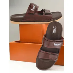 Trump Men Tan Flip Flops-picture-16