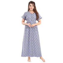 TRUNDZ Floral Printed Maxi Nightdress-picture-41