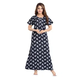 TRUNDZ Women Printed Maxi Nightdress-picture-25