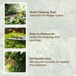 TrustBasket Heavy Duty Garden Shear – (4.5 mm Think, 7 inch Long, Metal Blade) Comfortable Grip for Trimming, Pruning, Cutting, Hedge Cutter Tool for Lawn, Hedge Trimmer for Garden image 4