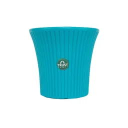 TRUSTBASKET Tancy Blue Textured Planter image 2