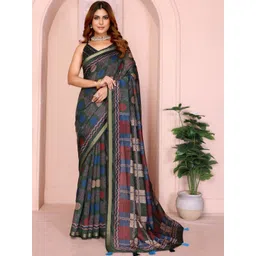 TRUSTED RAJVEER Zari Designer Chanderi Saree-picture-19