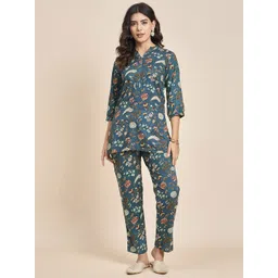 TRUVON FASHIONS Printed Shirt & Trousers Co-Ord-picture-20