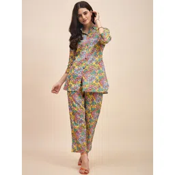 TRUVON FASHIONS Printed Shirt With Trousers Co-Ords-picture-22