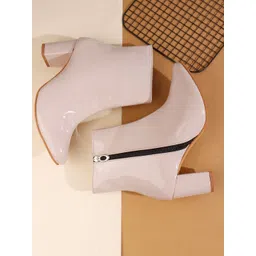 Try Me Women Casual Block-Heeled Regular Boots-picture-36