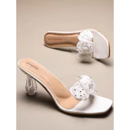 Try Me Women Embellished Open Toe Slim Heel Sandals-picture-20