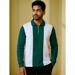 Try This Men Colourblocked Polo Collar 1 T-shirt-picture-27