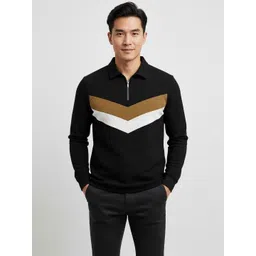 Try This Men Colourblocked Polo Collar 1 T-shirt-picture-35