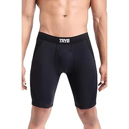 tryb Men's Sports Underwear | Stretchable Energizer Compression Long Trunks for Running & Gym Workout | Quick Dry, Moisture Wicking | Athletic Innerwear Boxers-picture-11