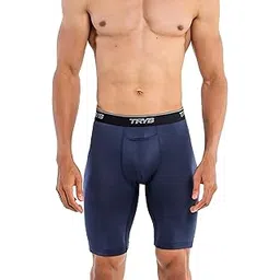 tryb Men's Sports Underwear | Stretchable Pro Compression Long Trunks for Running & Gym Workout | Quick Dry, Moisture Wicking | Athletic Innerwear Boxers-picture-12