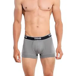 tryb Pro Mens Sport Performance Stretch Underwear Quick Dry Moisture Wicking Athletic Active Kooltex Short Boxer Trunk - Pack of 2-picture-15