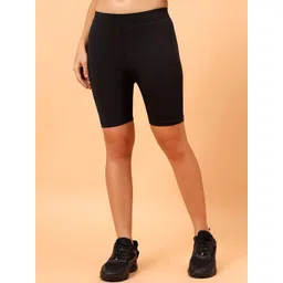 TrybeX Women Skinny Fit High-Rise Dri-Fit Cycling Sports Shorts-picture-32