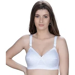 trylo KPL Women's Cotton Non-Padded Bra Black/Black Currant/Butter SCOT/Coral/MARUN/Rasberry/Rose Gold/Nude/Sapphire/Skin/White 30 to 40 Available Cups C to I-picture-31