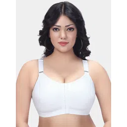 Trylo Women Solid Cotton Full Coverage Non Padded Seamless Everyday Bra-picture-11