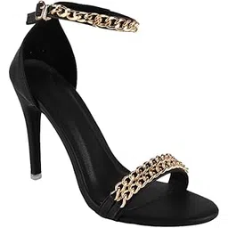 tryme Stiletto Heels Comfortable Sole & Trendy Party Heels Designer Pencil Heel Sandals For Girls & Women-picture-11
