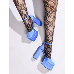 TRYME Suede Party Block Sandals-picture-18