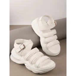 TRYME Women Comfort Platform Heels-image-25