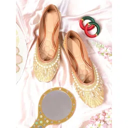 TRYME Women Ethnic Ballerinas with Bows Flats-picture-42