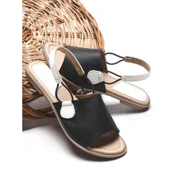 TRYME Women Ethnic Open Toe Flats-picture-19