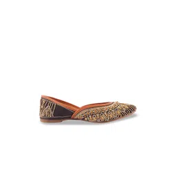 TRYME Women Ethnic Open Toe Flats image 3