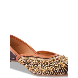 TRYME Women Ethnic Open Toe Flats image 4