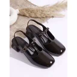 TRYME Women's Brown Sling Back Sandals-picture-28